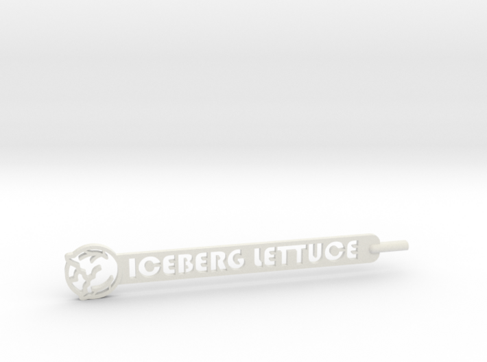 Iceberg Lettuce Plant Stake 3d printed