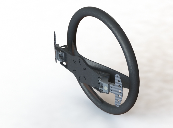 Deep dish wheel paddle mounting plate  3d printed 