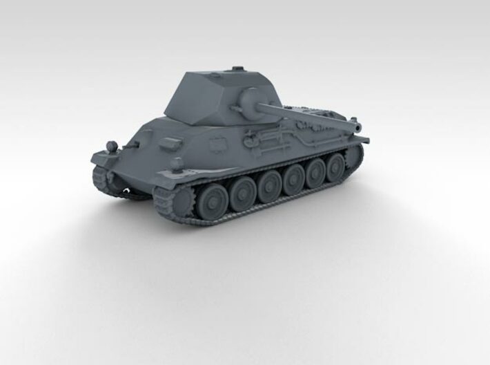1/144 German Pz.Kpfw. T25 Medium Tank 3d printed 3d render showing product detail