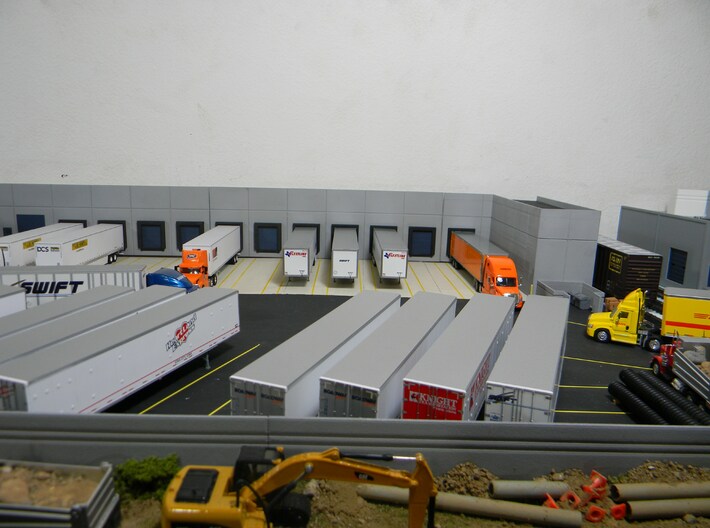 Custom Wall #4 3d printed This model used with other models to make a background warehouse model