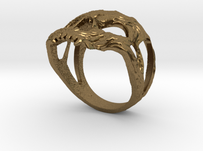 Ring skull 3d printed