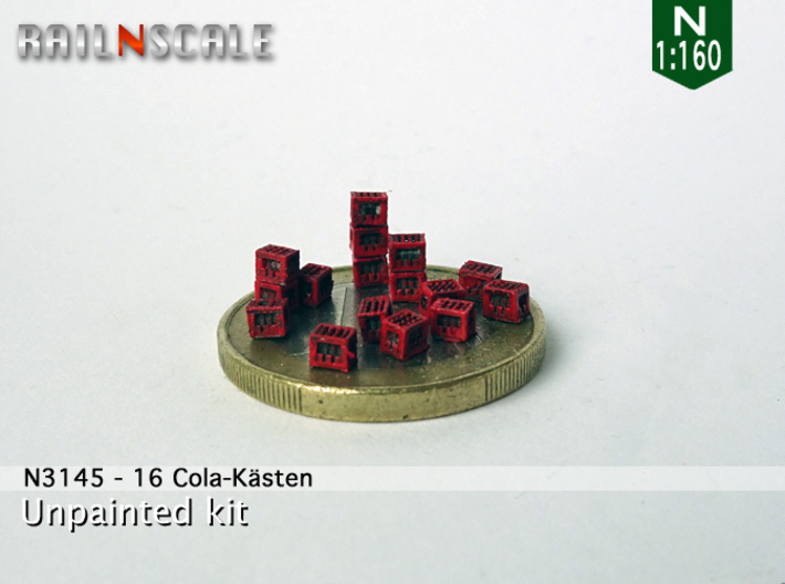 16 Cola-Kästen (N 1:160) 3d printed 
