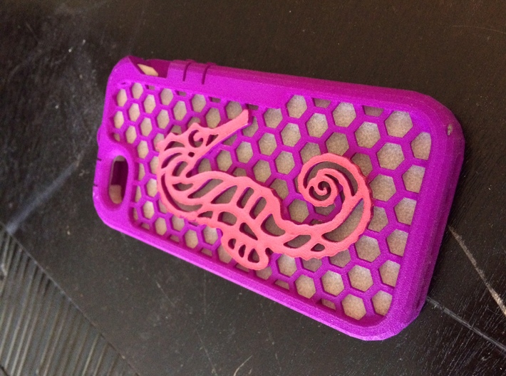 Custom designed 3D printed case for iphone 5S. 3d printed 