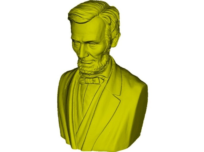 1/9 scale Abraham Lincoln president of USA bust 3d printed
