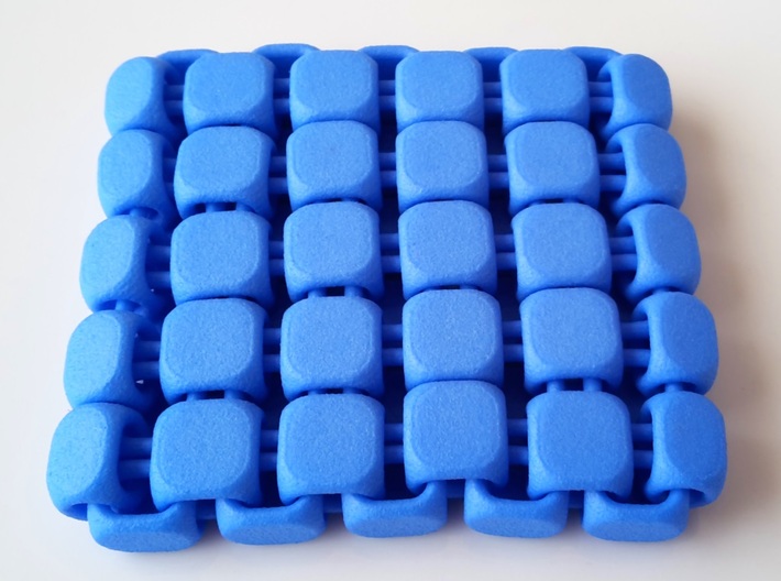 Cubic Fabric 3d printed