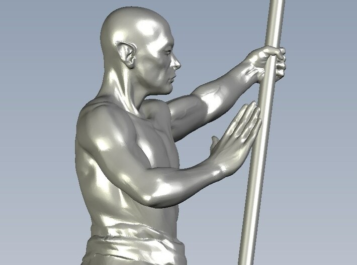 1/15 scale Shaolin Kung Fu monk figure B 3d printed 