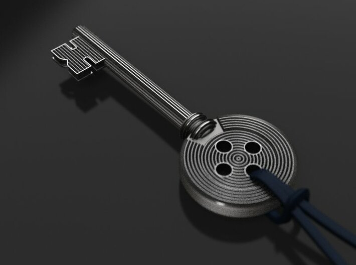 Coraline button Key - featured 3d printed 