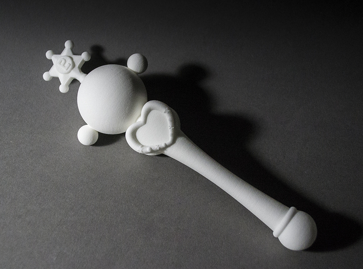 Pluto Planet Wand 3d printed 