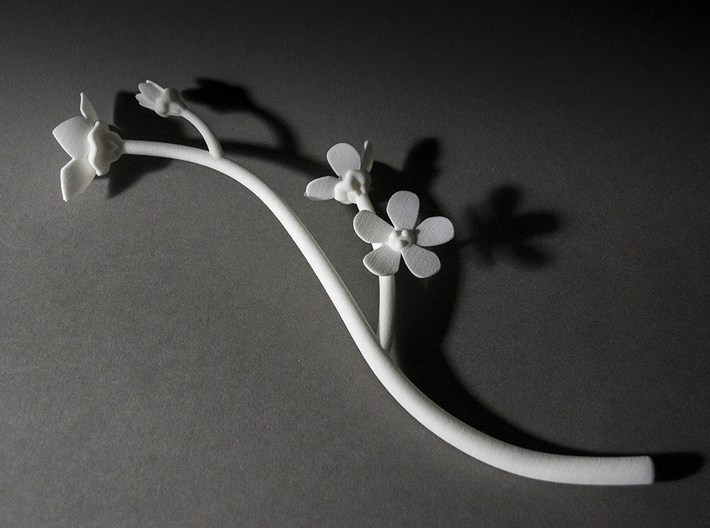 Cherry Blossom Wand 3d printed 
