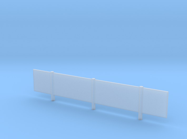 12'6&quot; K-Rail Fencing 3d printed