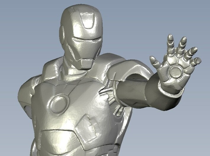 1/15 scale Iron Man superhero figure 3d printed 