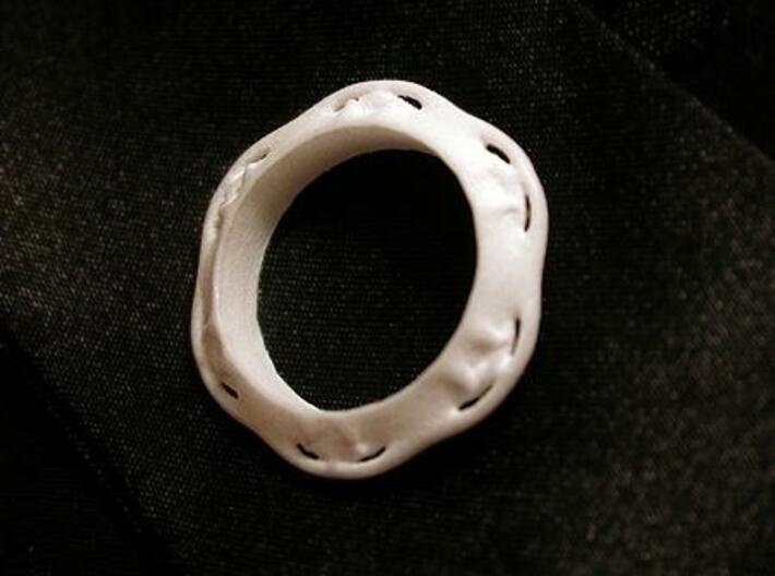 Flower Ring (Size: 6) 3d printed