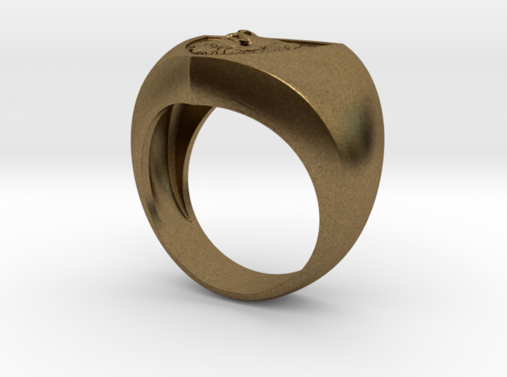 Ring Lion 3d printed