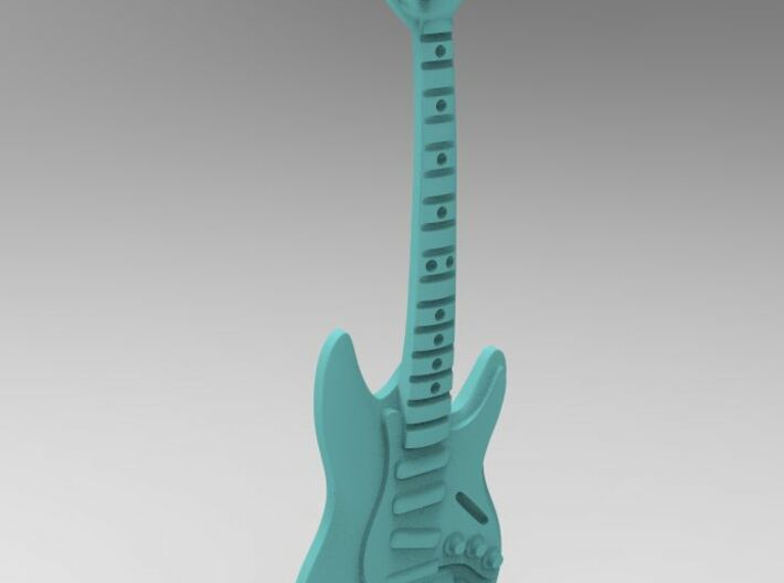 Guitar 3d printed 