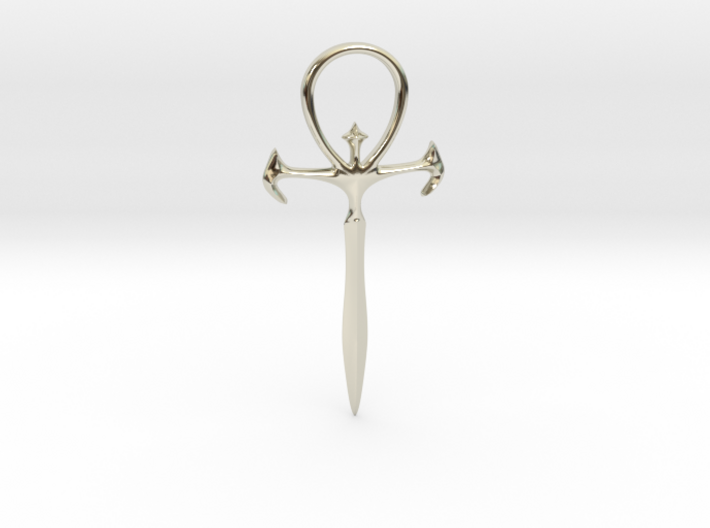 Gothic Ankh Sword 3d printed