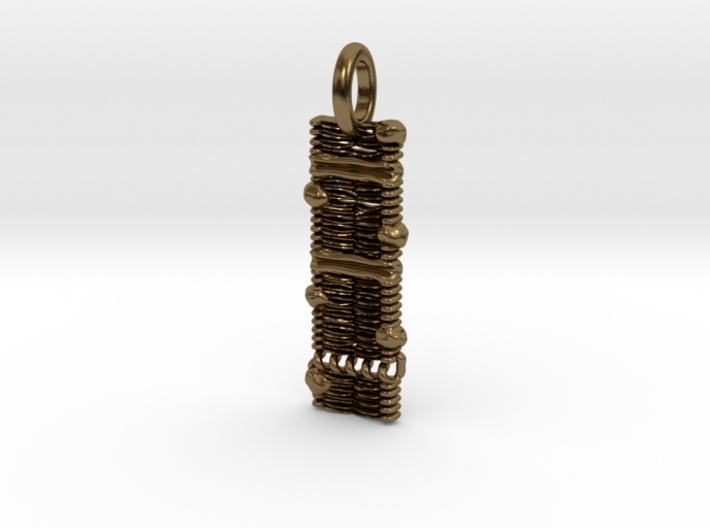 Cell Membrane Pendant - Science Jewelry 3d printed 