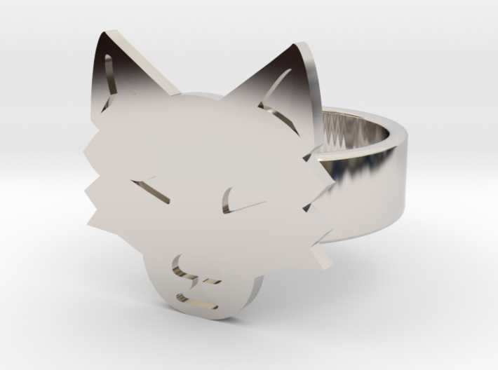 Wolf Ring 3d printed