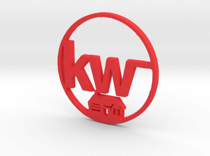 Kw key chain 3d printed