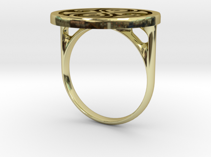 Ring Of Rassilon (US size 6) 3d printed