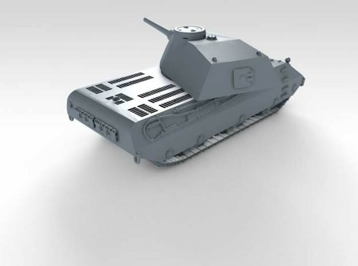 1/285 (6mm) German VK 100.01 (P) Ausf.B Heavy Tank 3d printed 3d render showing product detail