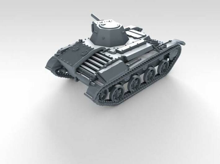 1/144 WW2 Russian T-60 Scout Tank  3d printed 3d render showing product detail