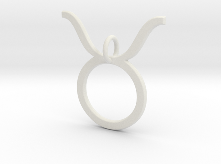 Taurus Symbol Pendant 3d printed