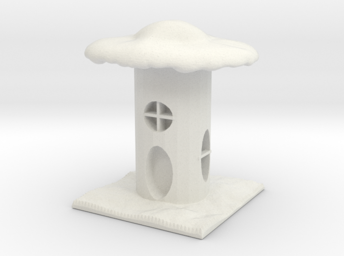 Mushroom House Rook 3d printed This is a render not a picture