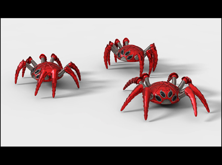 ACC-13-Spiders  6-7inch 3d printed 
