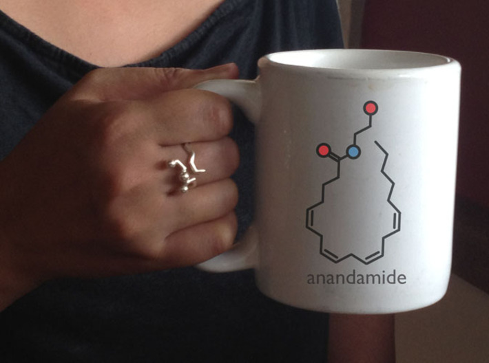 anandamide ring 3d printed 