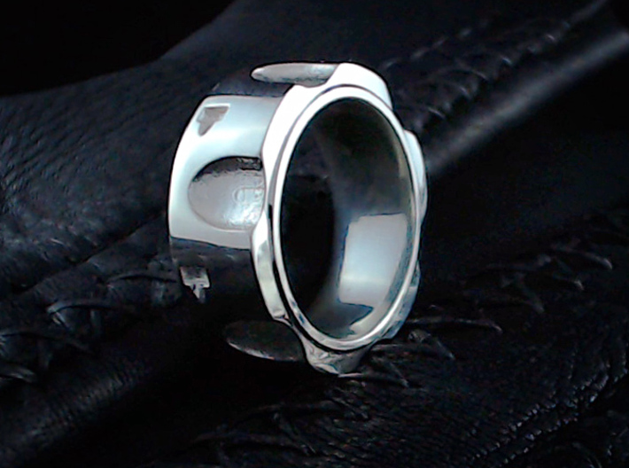Peacemaker Ring - Size 9 1/2 (19.35 mm) 3d printed v