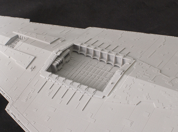 Hangar Bay for 1/2700 Revell/Zvezda Star Destroyer 3d printed