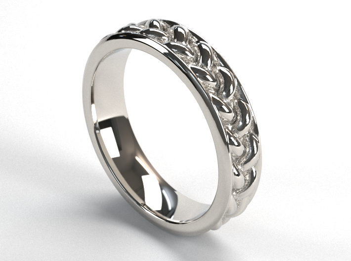 Braid Ring Thin 3d printed 