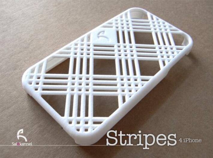 Stripes - case for iPhone 4/4s 3d printed Cover your new iPhone 4 with Stripes!