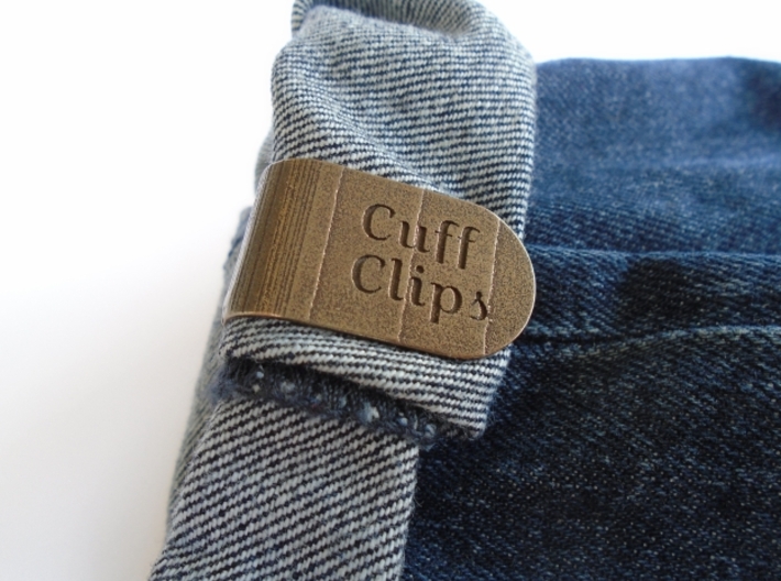 Cuff Clips - Metal (pair) 3d printed