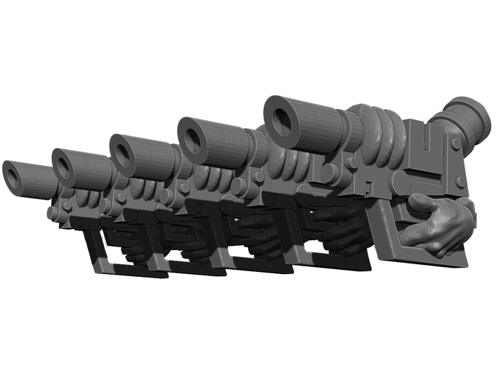 Laser Pistol Weapons Pack 3d printed 
