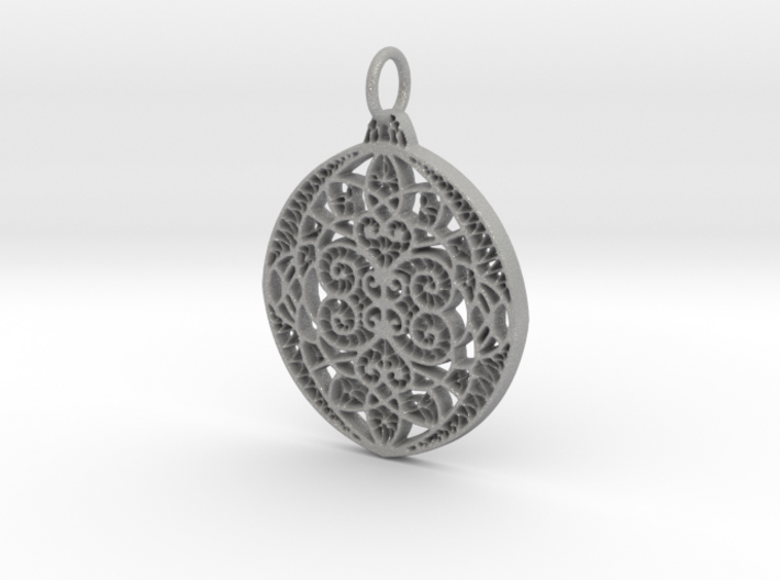 Christmas Holdiday Lace Ornament Pendant Charm 3d printed
