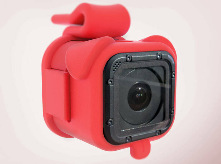 Puppy Cam - GoPro Mount for Dogs 3d printed Gopro mount for dogs, color red