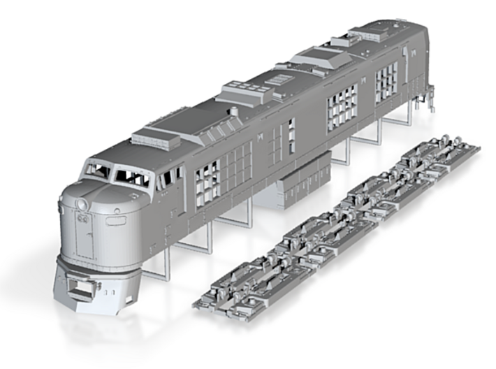 TT Scale Propane Turbine Locomotive 3d printed