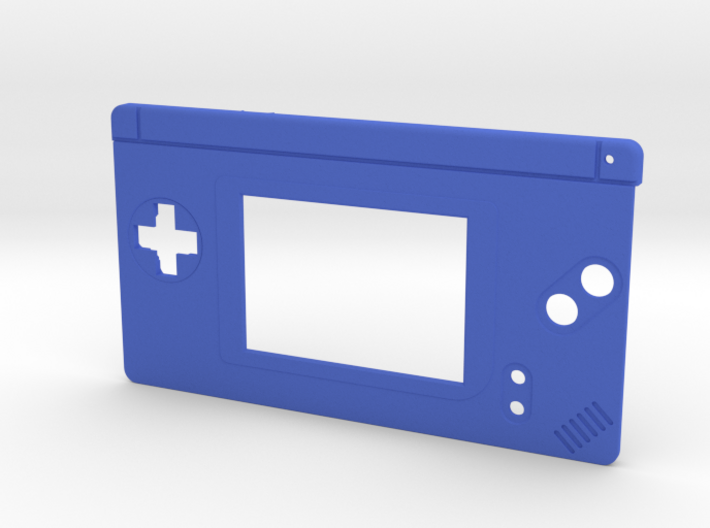 Gameboy Macro Faceplate (for DS Lite) - 2 Buttons 3d printed