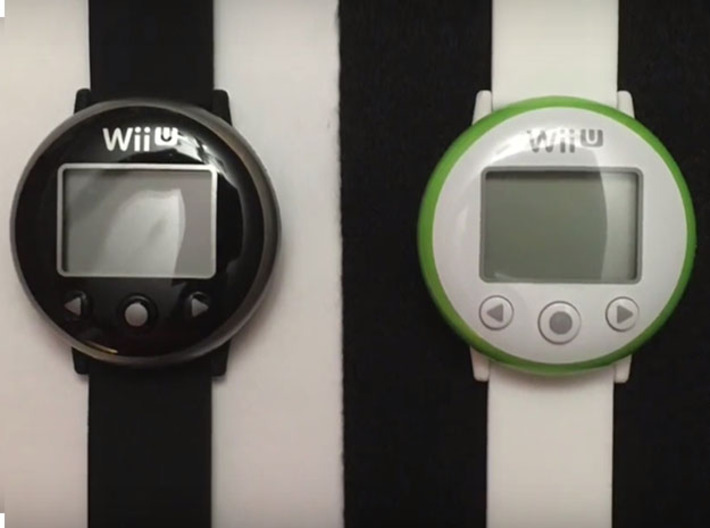 Wii Fit - Watch Backing 3d printed 