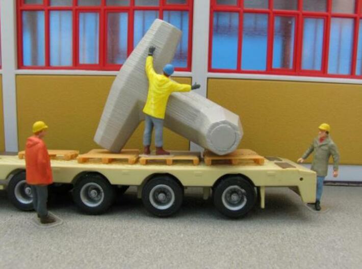 HO/1:87 Dolos 3m kit 3d printed Dolos transport diorama (figures, truck and background not included!)