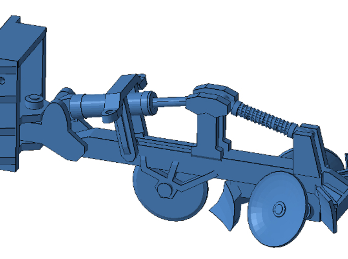 1/64th Fesco type fire plow for bulldozers 3d printed 