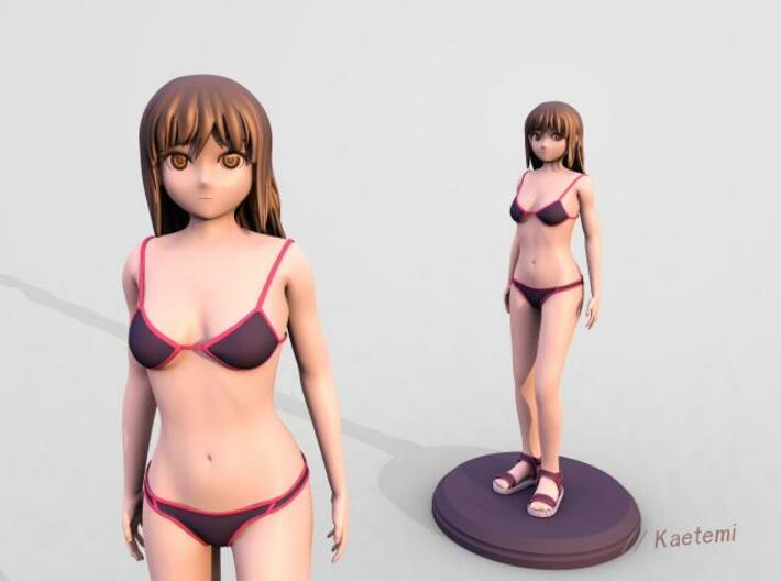 Figurine "Hana" (17cm)  3d printed 3D Render Front