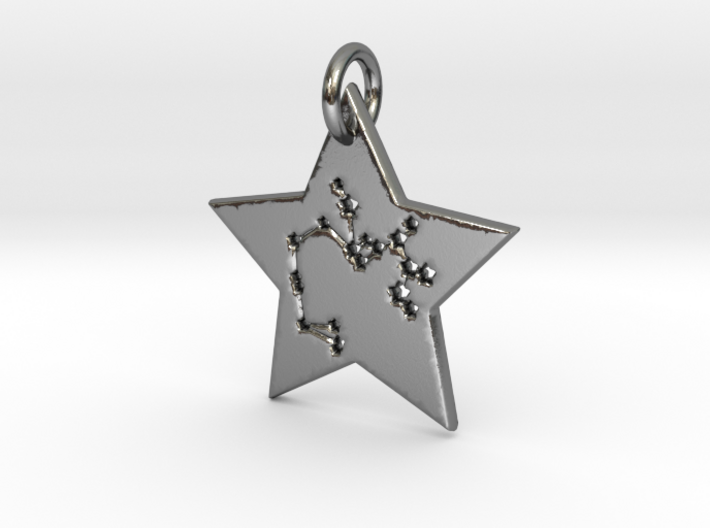 Sagittarius Constellation Pendant 3d printed