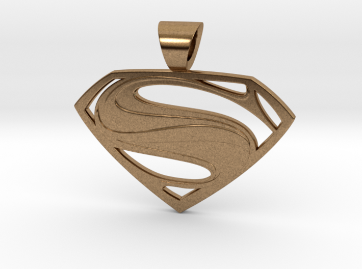 Superman pendant 3d printed
