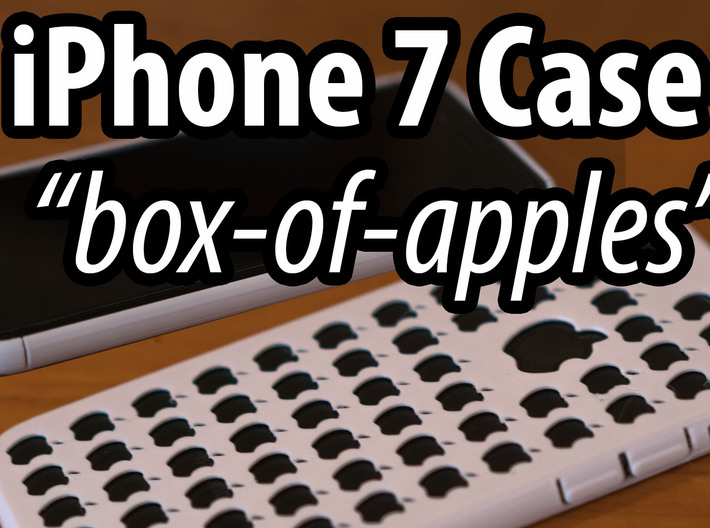 iPhone 7 Slim Case - Box of Apples 3d printed