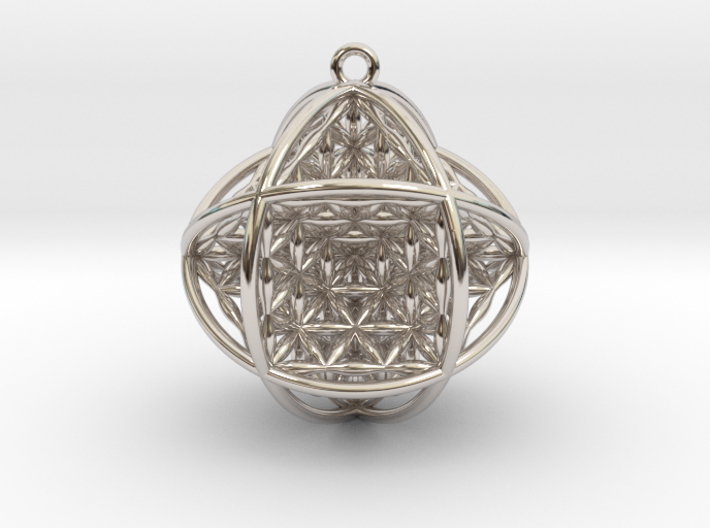 Ball Of Life V2 Pendant 1.5&quot; 3d printed