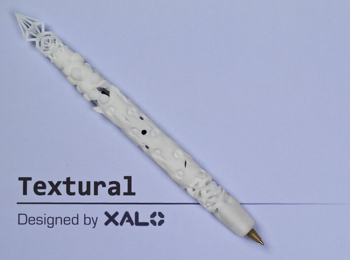 Textural 3d printed Textural, my second 3D printed pen
