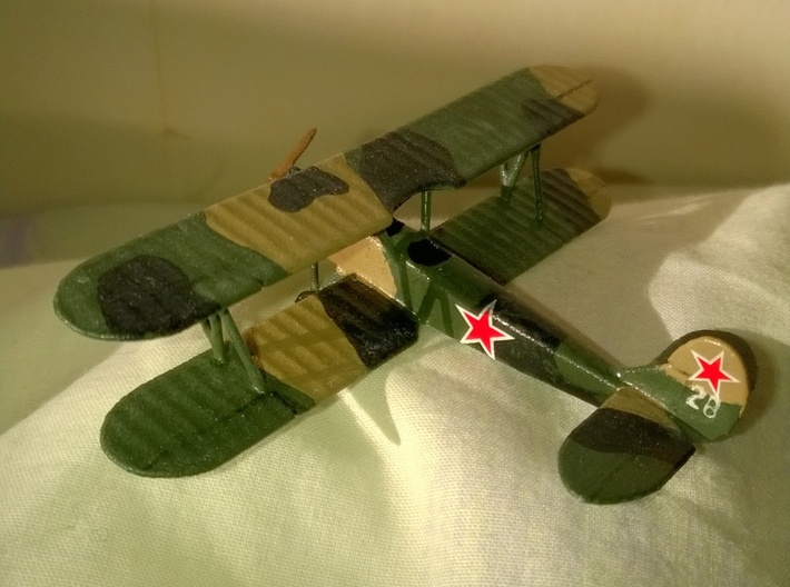 Polikarpov PO-2 1/144 or 1/100 3d printed 