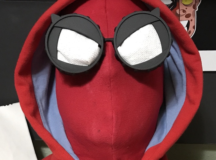 Angry Eyes -For SpiderMan Homecoming Goggles 3d printed 